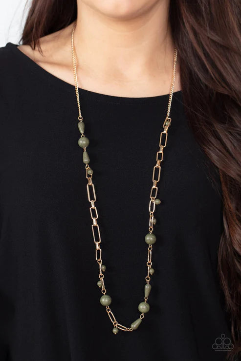 Desert Journey - Green Necklace