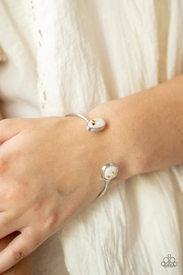 Dont Bead Jealous - White Bracelet