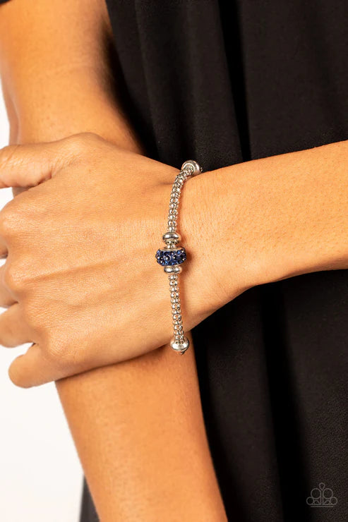 Downtown Decoupage - Blue Bracelet