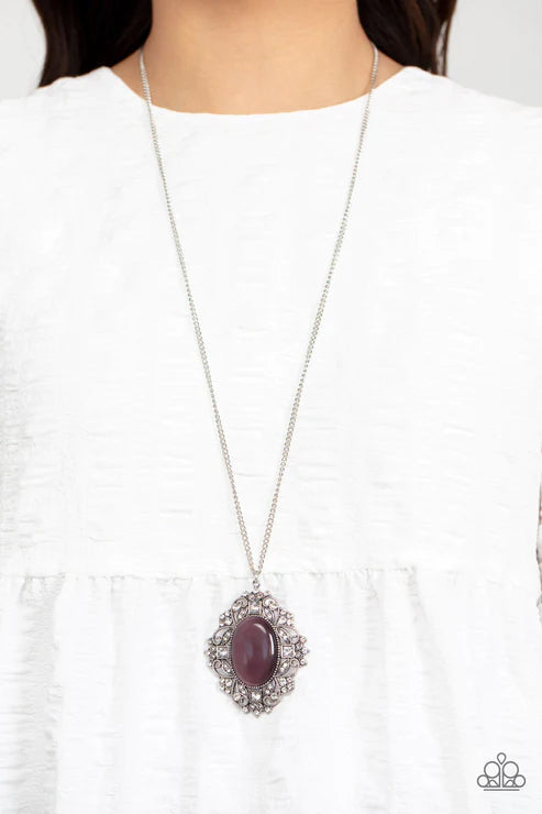 Dream Board Dazzle - Purple Necklace