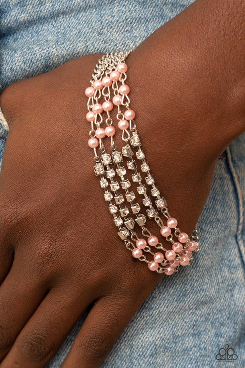 Experienced in Elegance - Pink Bracelet