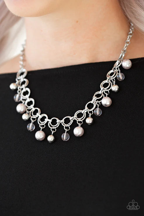 Fiercely Fancy Silver Necklace
