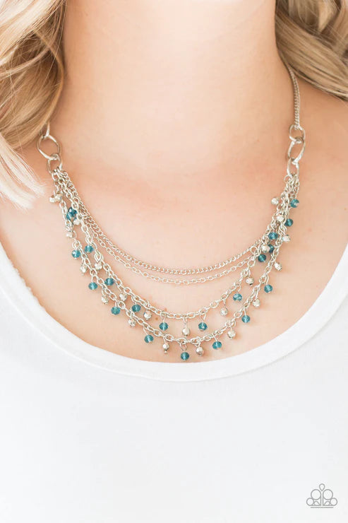 Financially Fabulous Blue Necklace