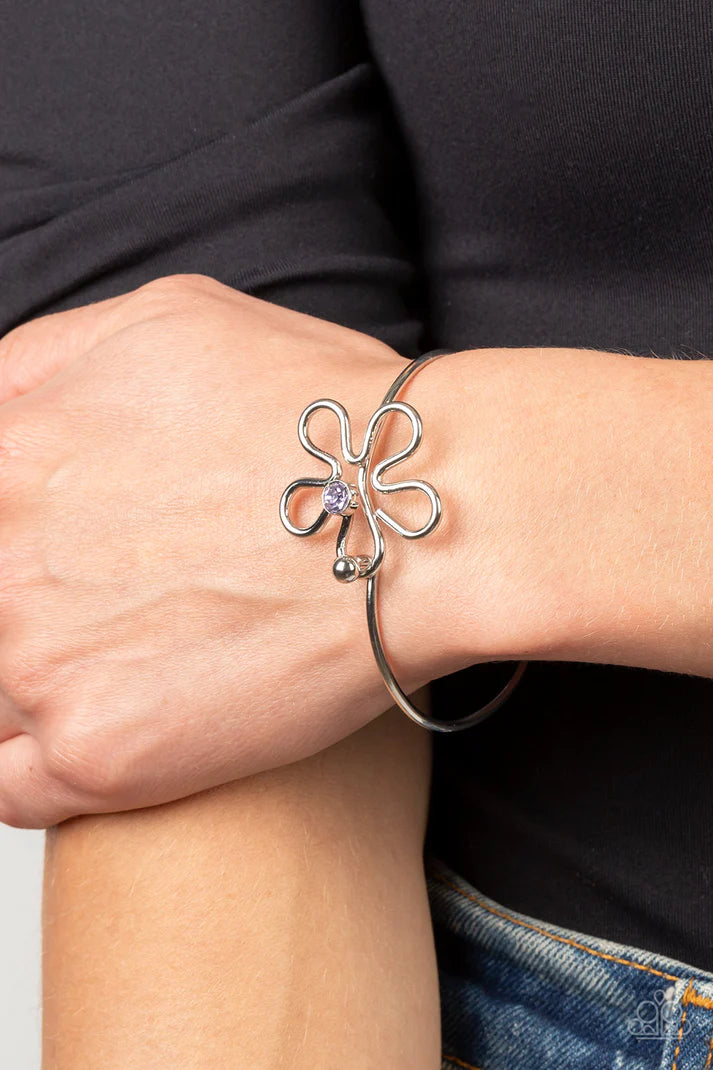 Floral Innovation - Purple Bracelet