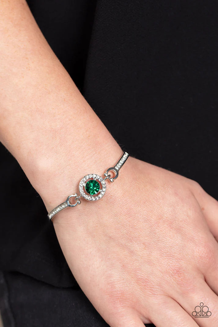 Focused and Fabulous - Green Bracelet