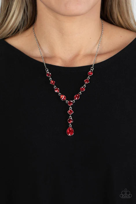 Forget the Crown - Red Necklace