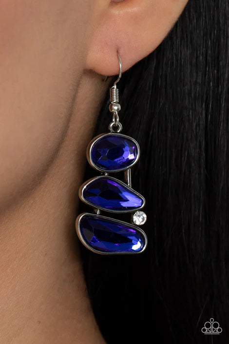 Gem Galaxy - Blue Earring