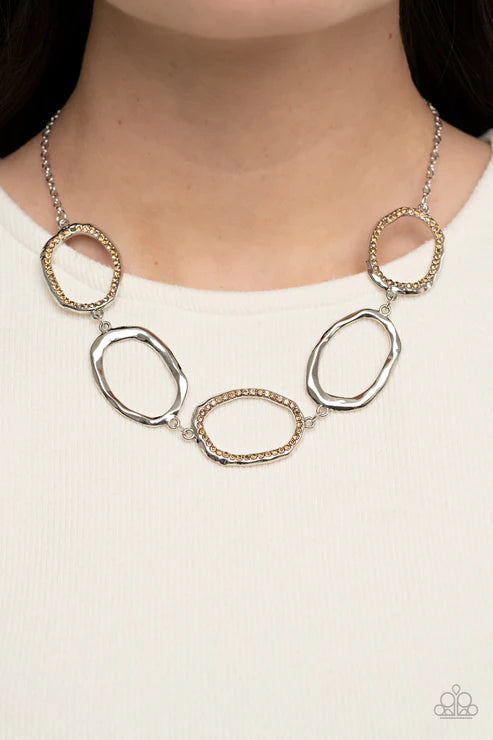 Gritty Go-Getter - Brown Necklace