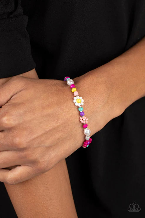 Groovy Gerberas Pink Bracelet