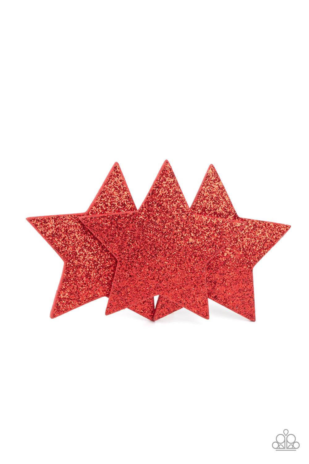 Happy Birthday America Red Hair Clip