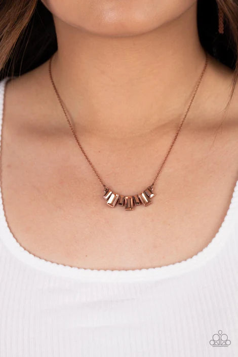 Hype Girl Glamour - Copper Necklace