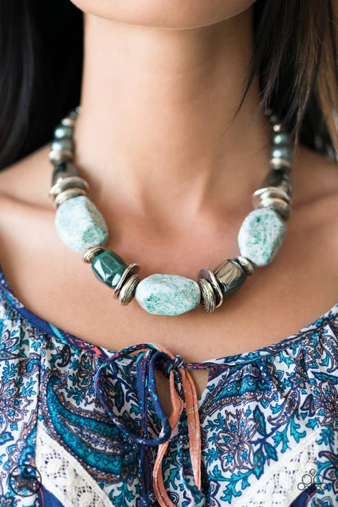 In Good Glazes - Blue Necklace