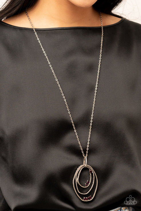 Industrial Infusion - Purple Necklace