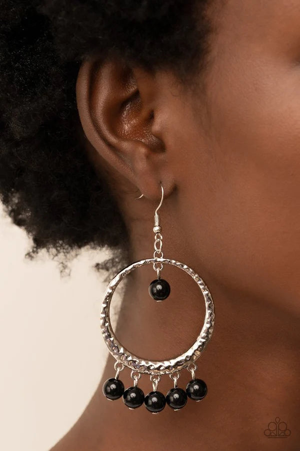 Luscious Luxury - Black Earring
