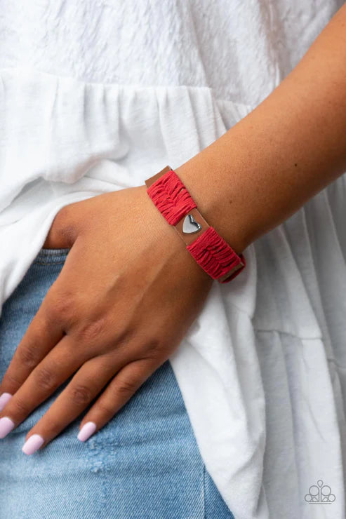 Lusting for Wanderlust - Red Bracelet