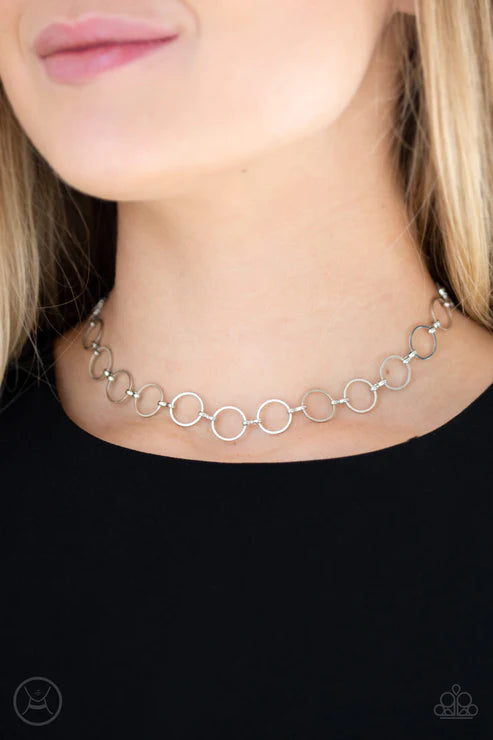 Metro Spunk Silver Necklace