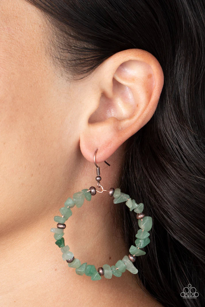 Mineral Mantra - Green Earring