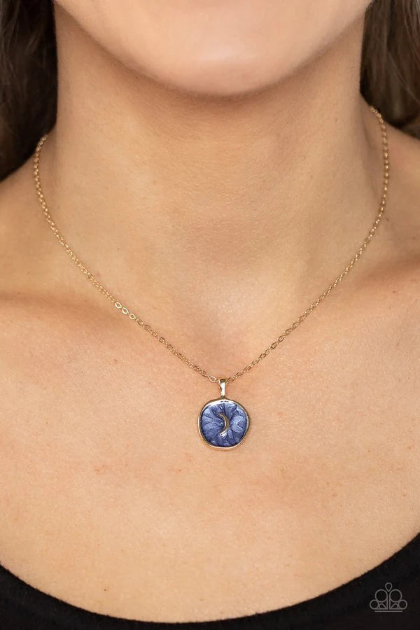 Moon Magic Blue Necklace