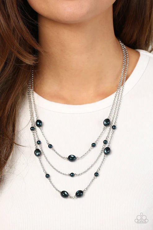 Pearlicious Pop Blue Necklace
