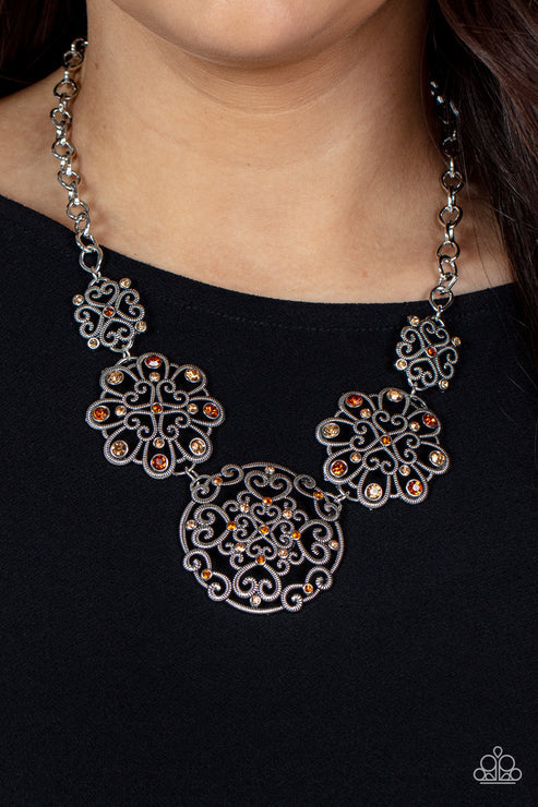 Royally Romantic Brown Necklace