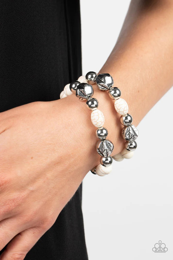 Sagebrush Saga - White Bracelet