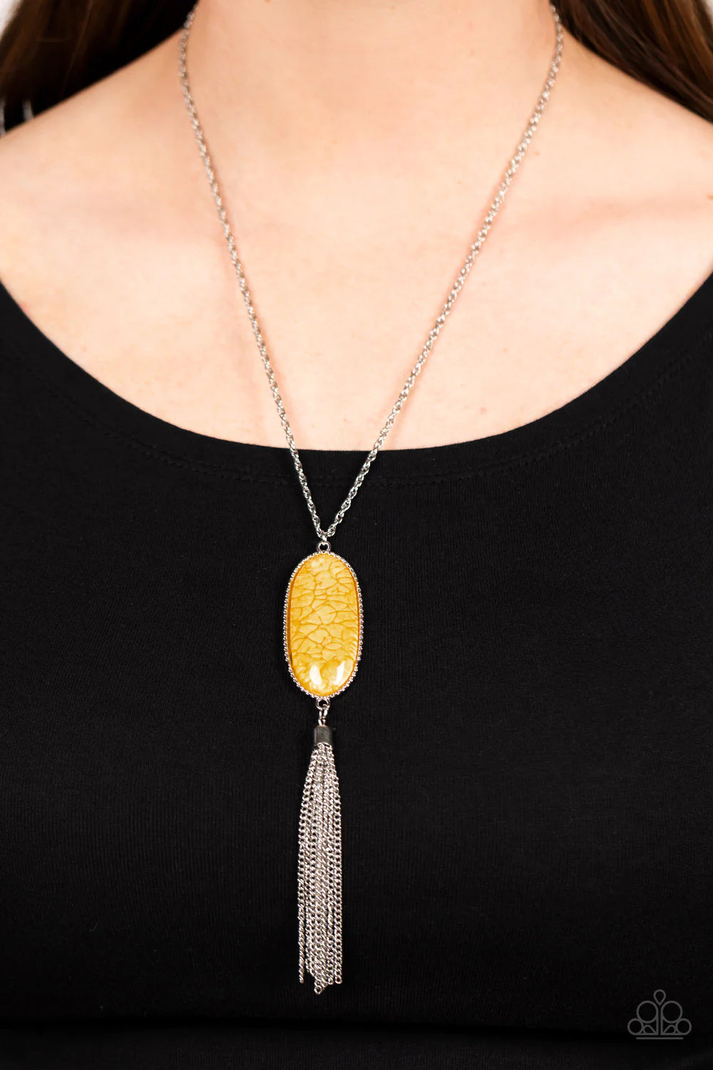 Southern Stroll - Yellow Necklace
