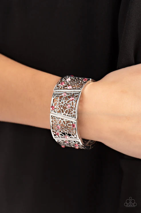 Spring Greetings - Pink Bracelet