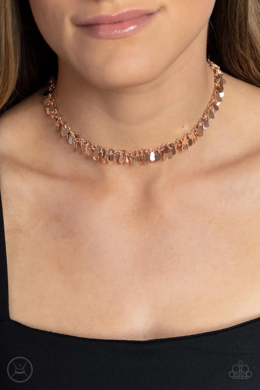 Surreal Shimmer Rose Gold Necklace