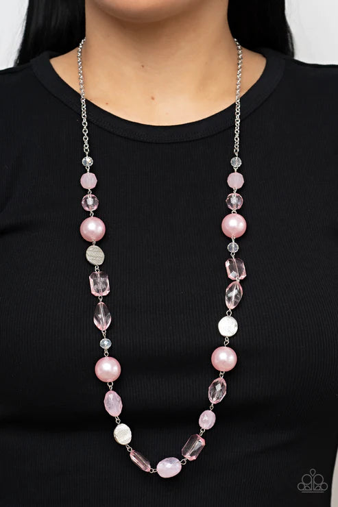 Timelessly Tailored - Pink Necklace