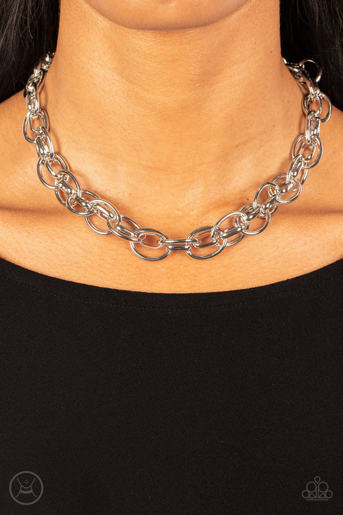 Tough Crowd - Silver Necklace