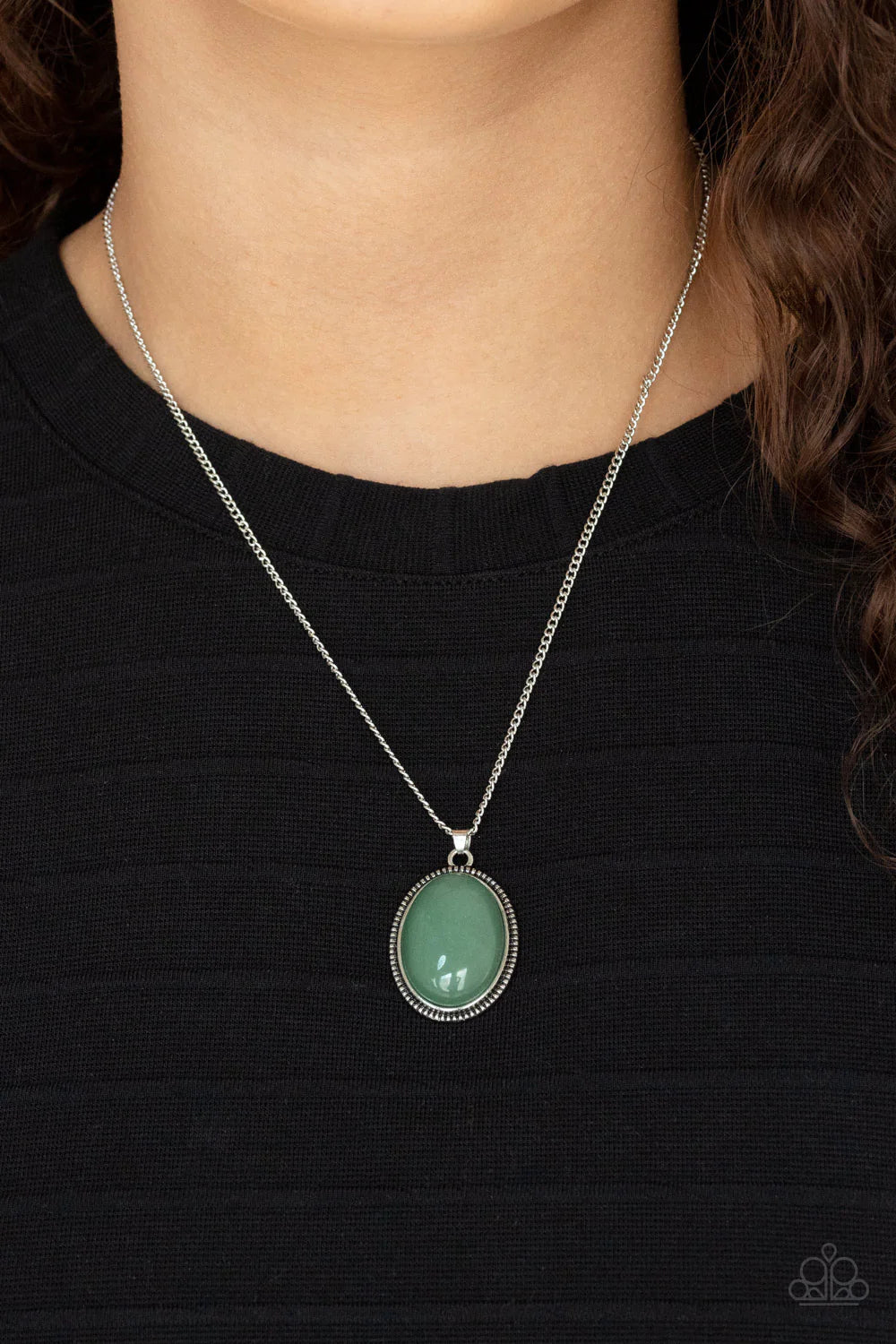 Tranquil Talisman - Green Necklace