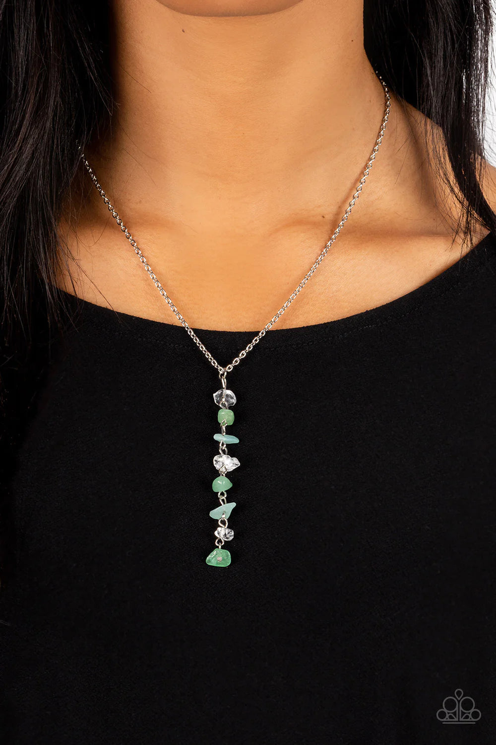 Tranquil Tidings - Green Necklace
