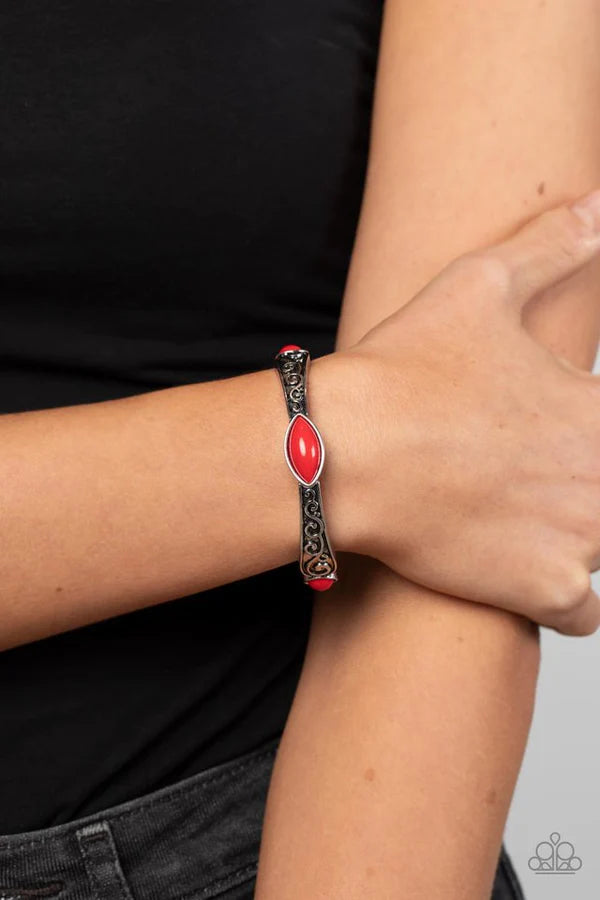 Veranda Variety - Red Bracelet