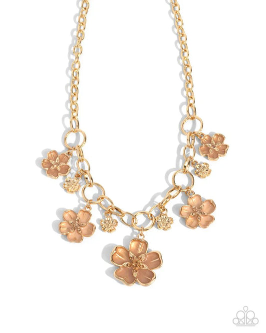 Secretive Sprig  - Brown Necklace
