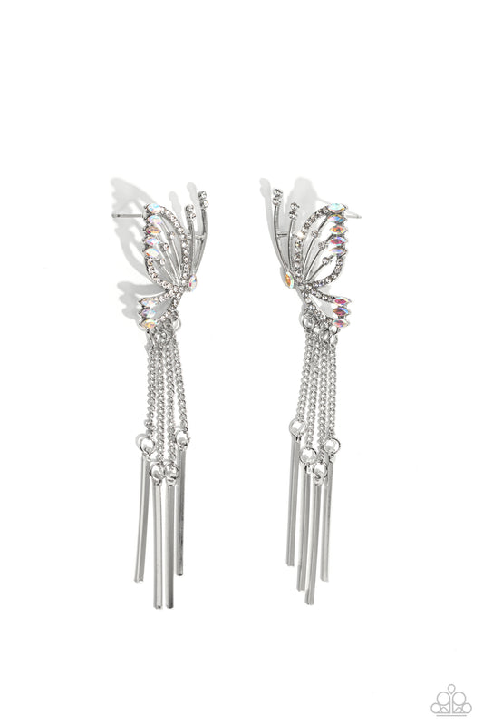 A Few Of My Favorite WINGS - White Earrings