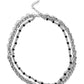 A Pop of Color - Black Necklace