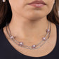A SQUARE Beauty - Pink Necklace