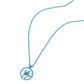 Abstract ASL - Blue Necklace