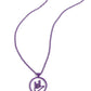 Abstract ASL - Purple Necklace