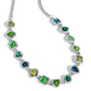 Abstract Admirer - Green Necklace