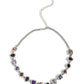 Abstract Admirer - Purple Necklace