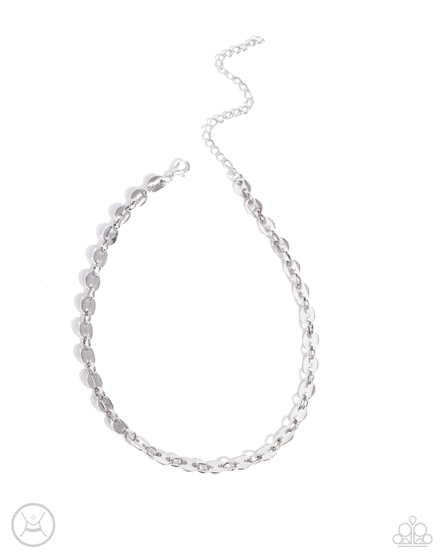 Abstract Advocate - Silver Necklace