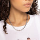 Abstract Advocate - Silver Necklace