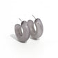 Acrylic Acclaim - Silver Earring