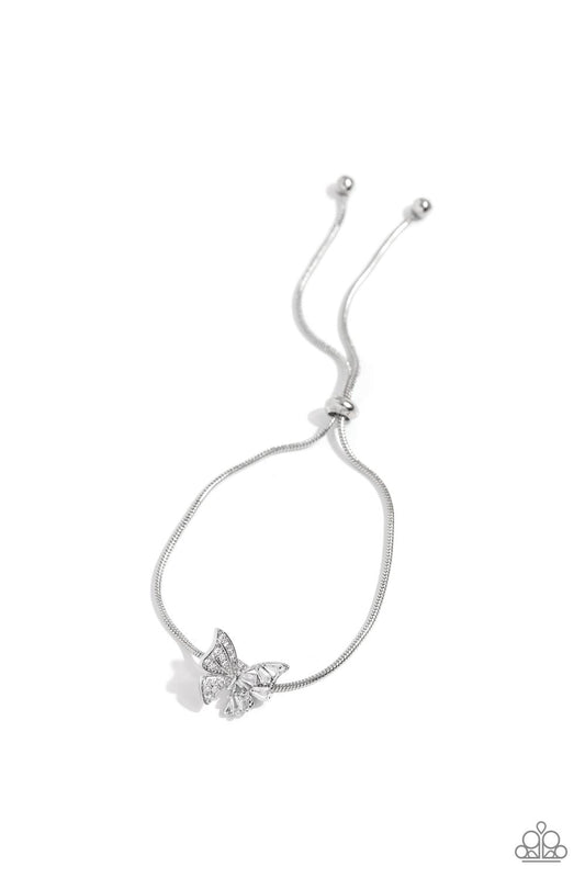 Adjustable Allure - White Bracelet