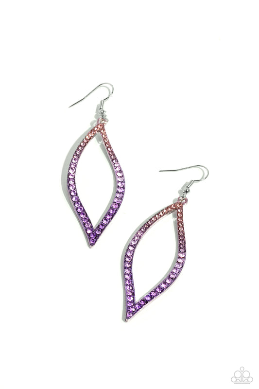 Admirable Asymmetry - Purple Earring