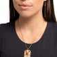 Admirably Abstract - Brown Necklace