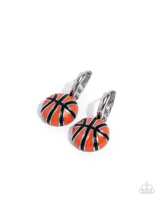 Adorable Airball - Orange Earring