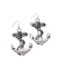 Adorable Anchor - Silver Earring