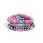 Adorably Abundant - Pink Bracelet
